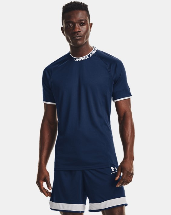 T-shirt d'entraînement à manches courtes UA Challenger III pour homme, Blue, pdpMainDesktop image number 0